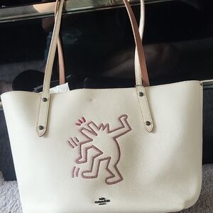 Coach × Keith Harring Colab Tote
